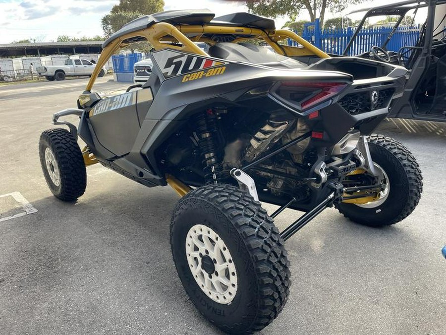 2024 Can-Am® Maverick R X RS with Smart-Shox Carbon Black & Neo Yellow