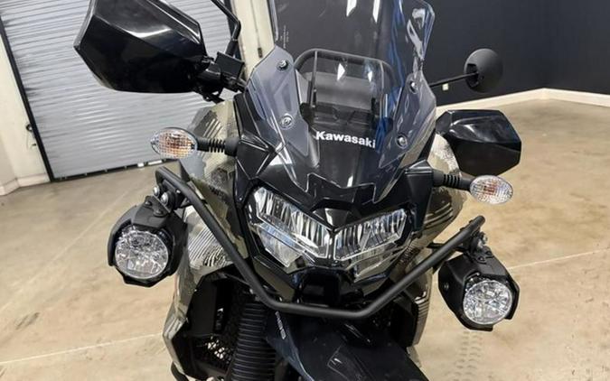 2026 Kawasaki KLR650 Adventure ABS Cypher Camo Beige