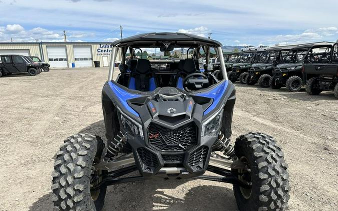 2024 Can-Am® Maverick X3 MAX X rs Turbo RR with Smart-Shox Dazzling Blue & Carbon Black