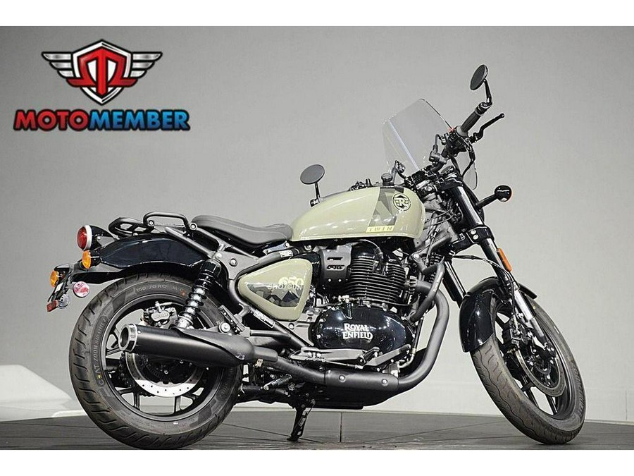2024 Royal Enfield Shotgun 650 Drill Green