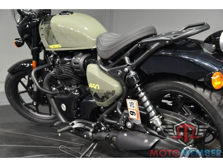 2024 Royal Enfield Shotgun 650 Drill Green