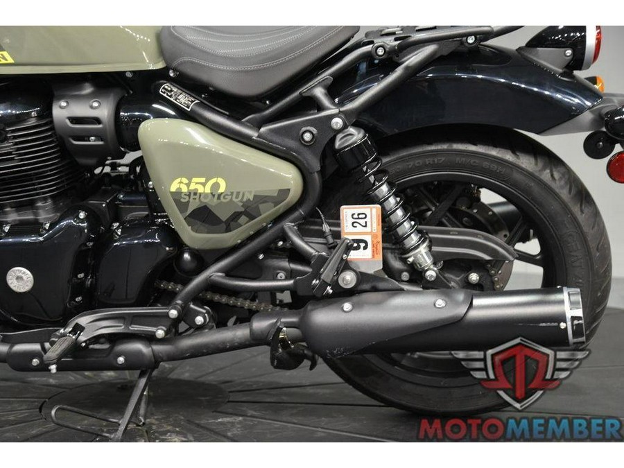 2024 Royal Enfield Shotgun 650 Drill Green