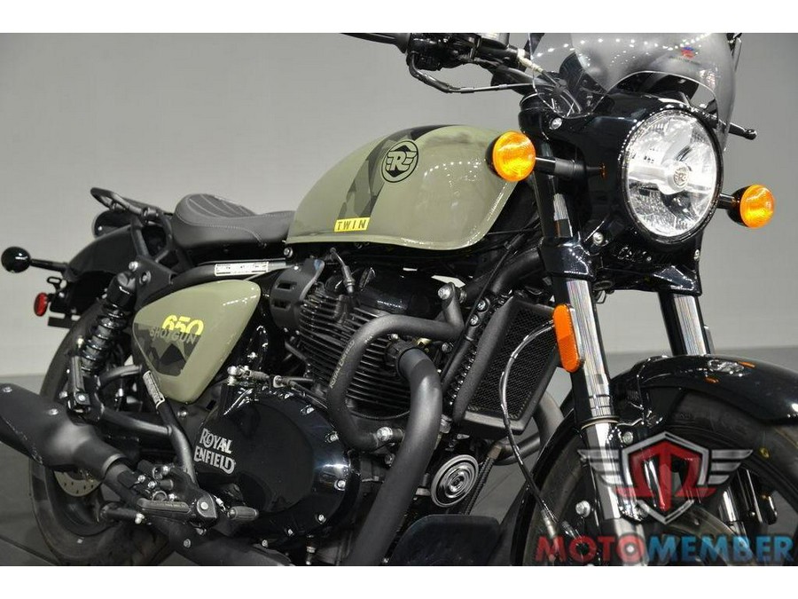 2024 Royal Enfield Shotgun 650 Drill Green