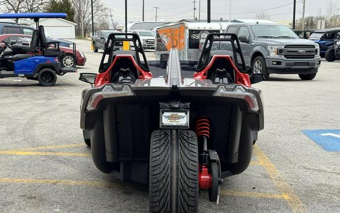2026 Polaris Slingshot® R AutoDrive Radiant Gray with Indy Red Pearl