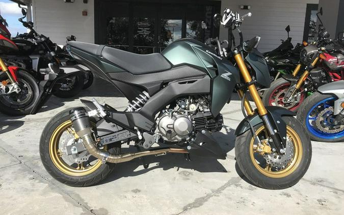 2025 Kawasaki Z125 PRO Cypher Camo Beige