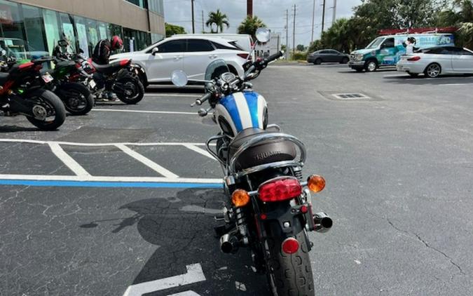 2019 Triumph Bonneville T120 Fusion White/Aegean Blue