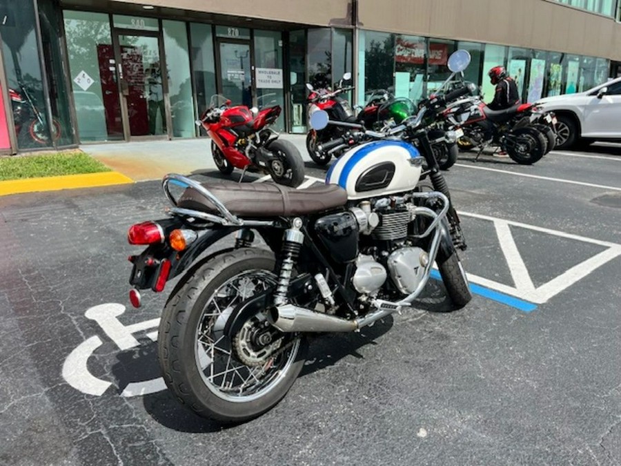 2019 Triumph Bonneville T120 Fusion White/Aegean Blue