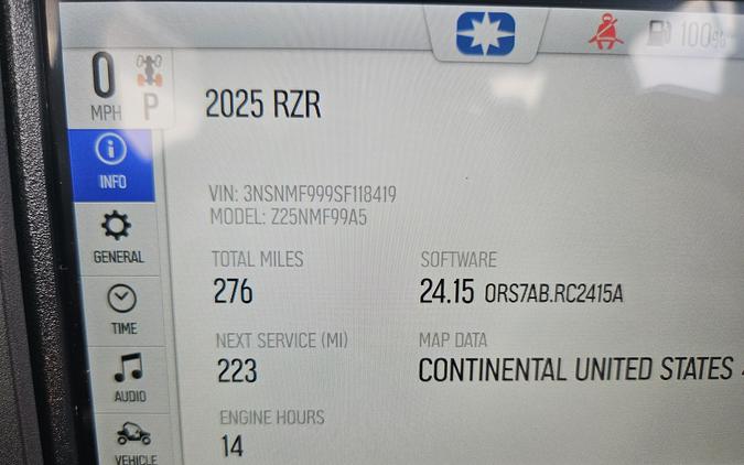 2025 Polaris RZR XP 4 1000 Ultimate