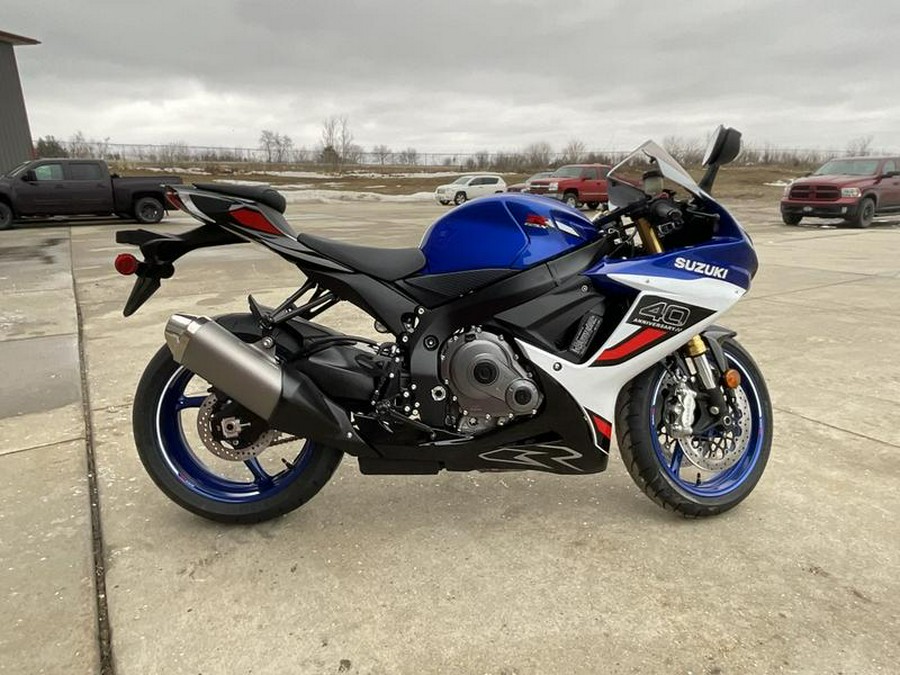 2026 Suzuki GSX-R750Z 40th Anniversary Edition Blue