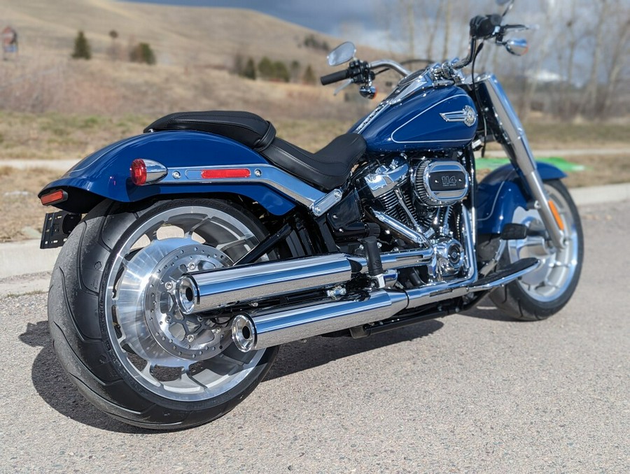 2023 Harley-Davidson Fat Boy 114 Bright Billiard Blue