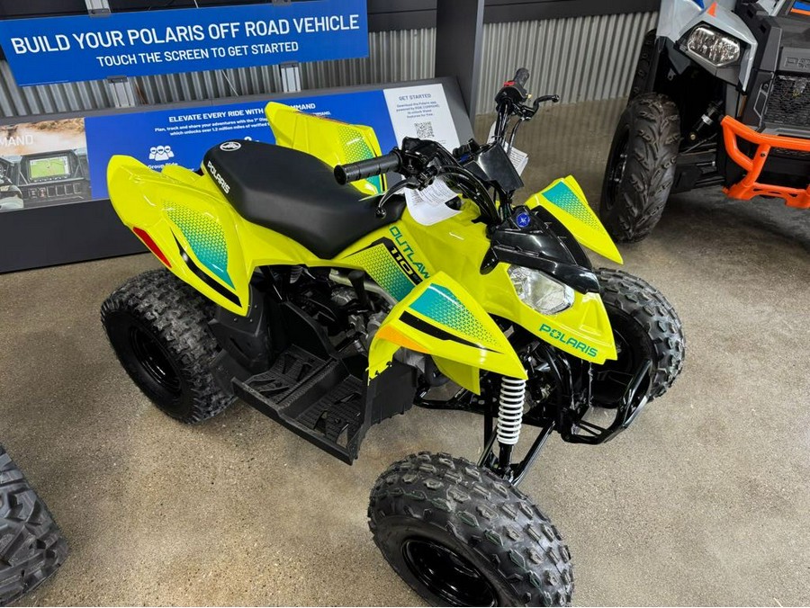 2026 Polaris OUTLAW 110 LIME SQUEEZE