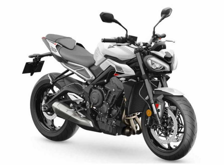 2024 Triumph Street Triple 765 R Crystal White