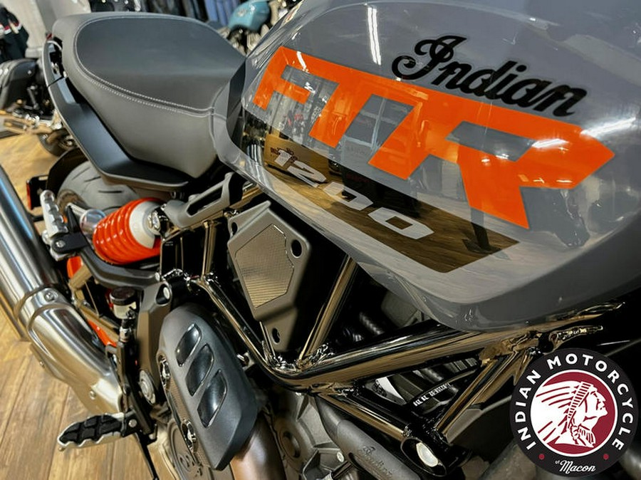 2023 Indian Motorcycle® FTR Stealth Gray/Orange Burst