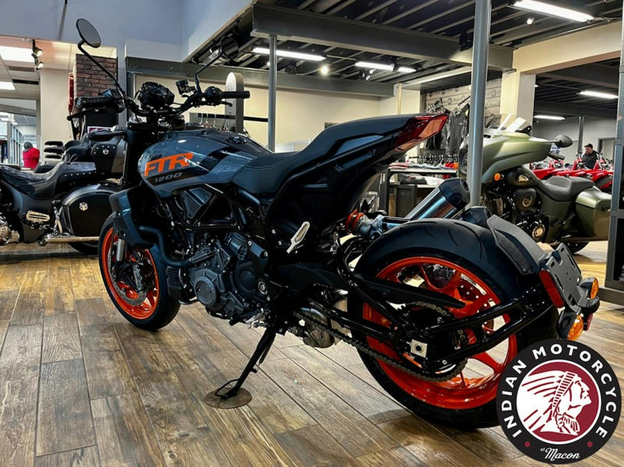 2023 Indian Motorcycle® FTR Stealth Gray/Orange Burst