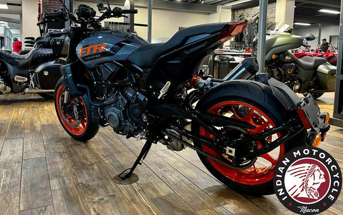 2023 Indian Motorcycle® FTR Stealth Gray/Orange Burst