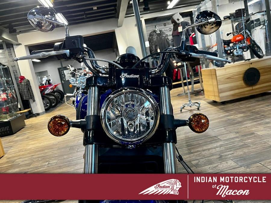 2023 Indian Motorcycle® Scout® ABS Spirit Blue Metallic/Black Metallic