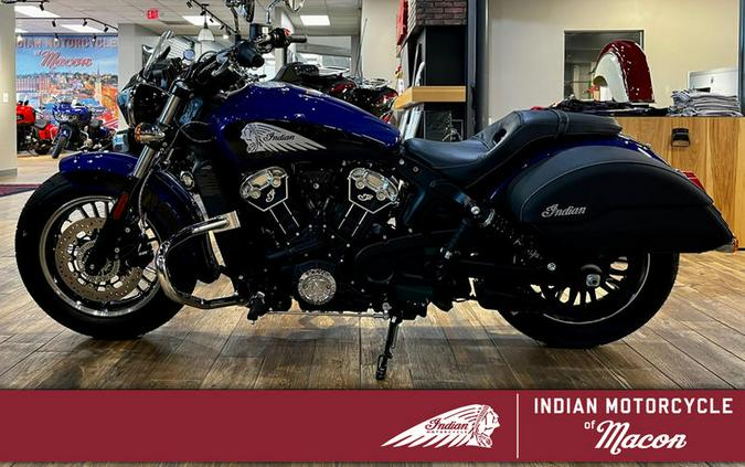 2023 Indian Motorcycle® Scout® ABS Spirit Blue Metallic/Black Metallic