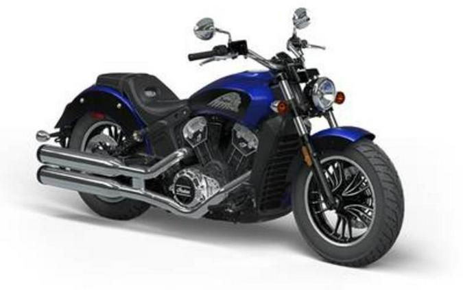 2023 Indian Motorcycle® Scout® ABS Spirit Blue Metallic/Black Metallic