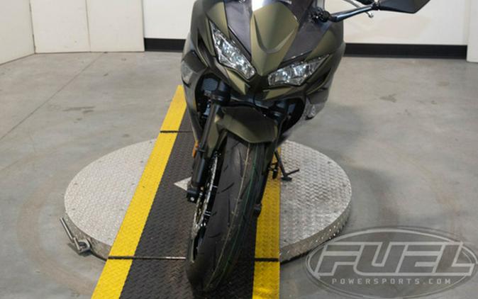 2024 Kawasaki Ninja 650 ABS Metallic Covert Green/Metallic Spar