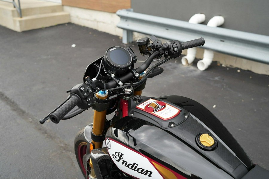 2024 Indian Motorcycle FTR x RSD Super Hooligan Black Metallic with Super Hooligan Graphics