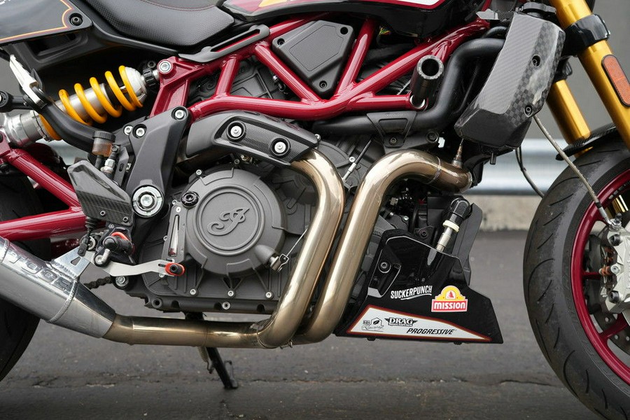 2024 Indian Motorcycle FTR x RSD Super Hooligan Black Metallic with Super Hooligan Graphics