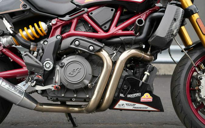 2024 Indian Motorcycle FTR x RSD Super Hooligan Black Metallic with Super Hooligan Graphics