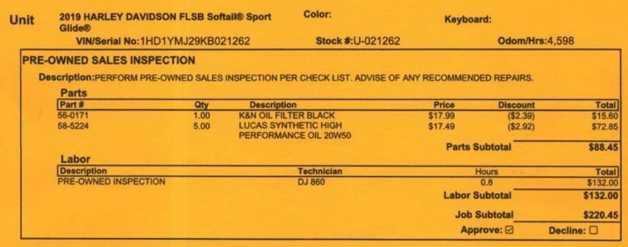 2019 Harley-Davidson® FLSB - Softail® Sport Glide®