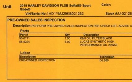 2019 Harley-Davidson® FLSB - Softail® Sport Glide®