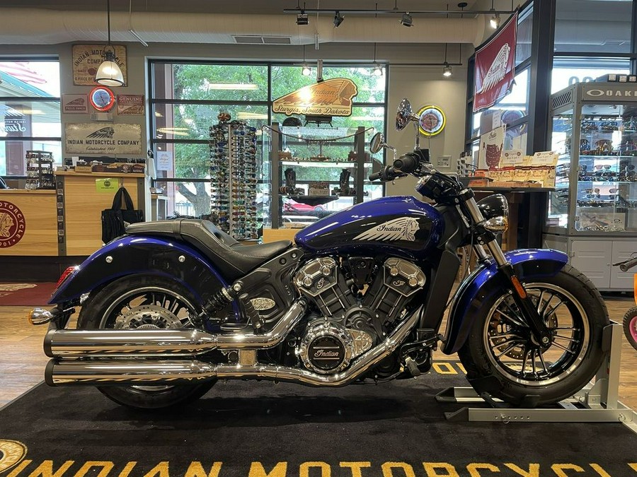 2023 Indian Motorcycle® Scout® ABS Spirit Blue Metallic/Black Metallic