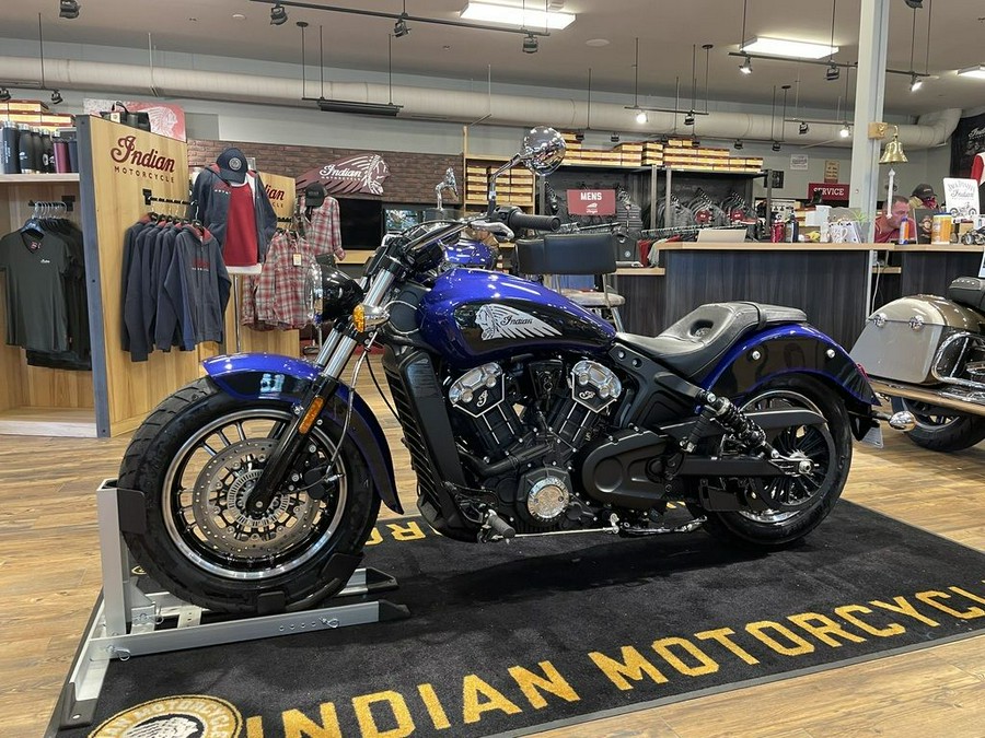 2023 Indian Motorcycle® Scout® ABS Spirit Blue Metallic/Black Metallic