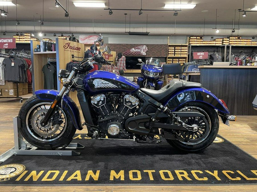 2023 Indian Motorcycle® Scout® ABS Spirit Blue Metallic/Black Metallic