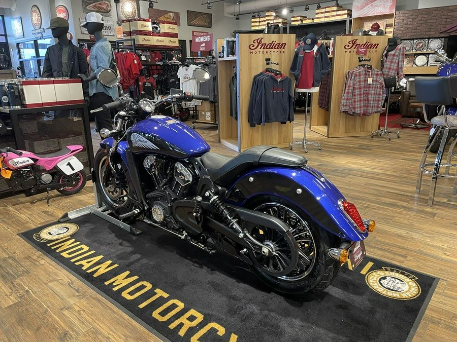 2023 Indian Motorcycle® Scout® ABS Spirit Blue Metallic/Black Metallic