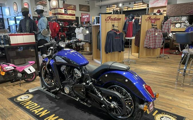 2023 Indian Motorcycle® Scout® ABS Spirit Blue Metallic/Black Metallic