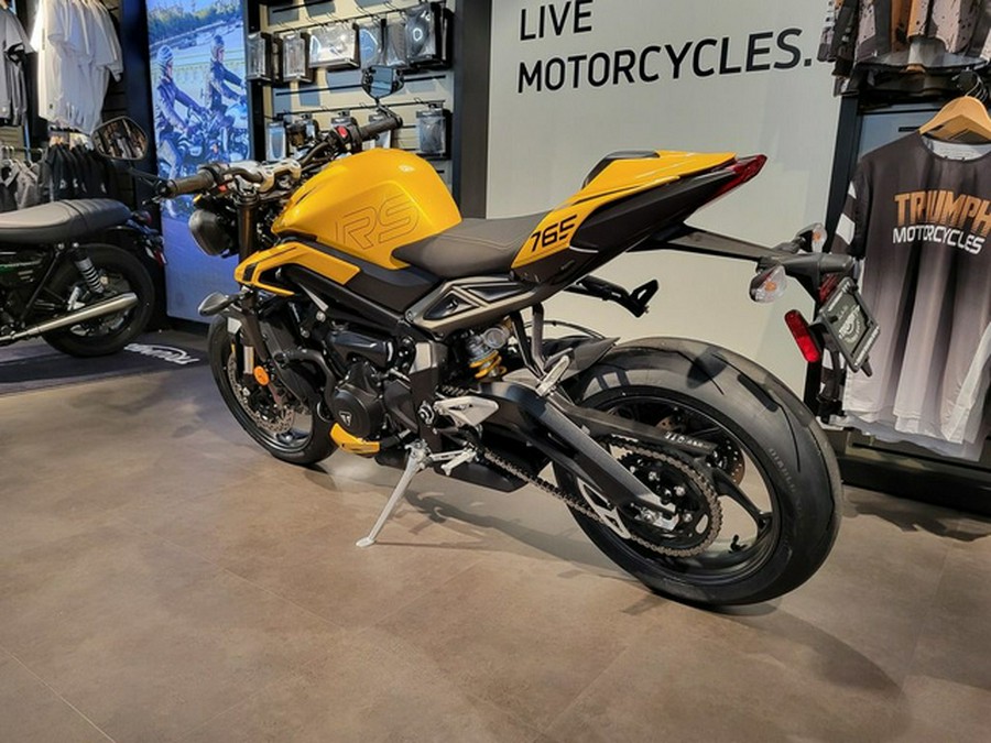 2024 Triumph Street Triple 765 RS Cosmic Yellow RS