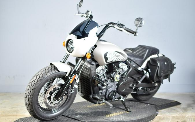 2024 Indian Motorcycle Scout Bobber Twenty ABS Silver Quartz Smoke