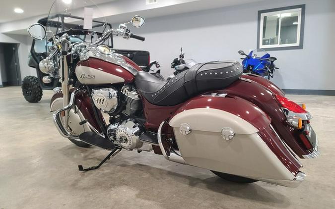 2025 Indian Springfield Maroon Metallic/Silver Quartz Metalli