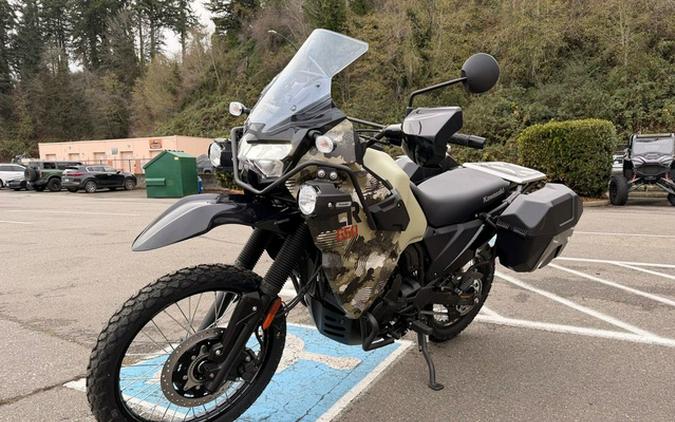 2025 Kawasaki KLR650 Adventure ABS Cypher Camo Beige