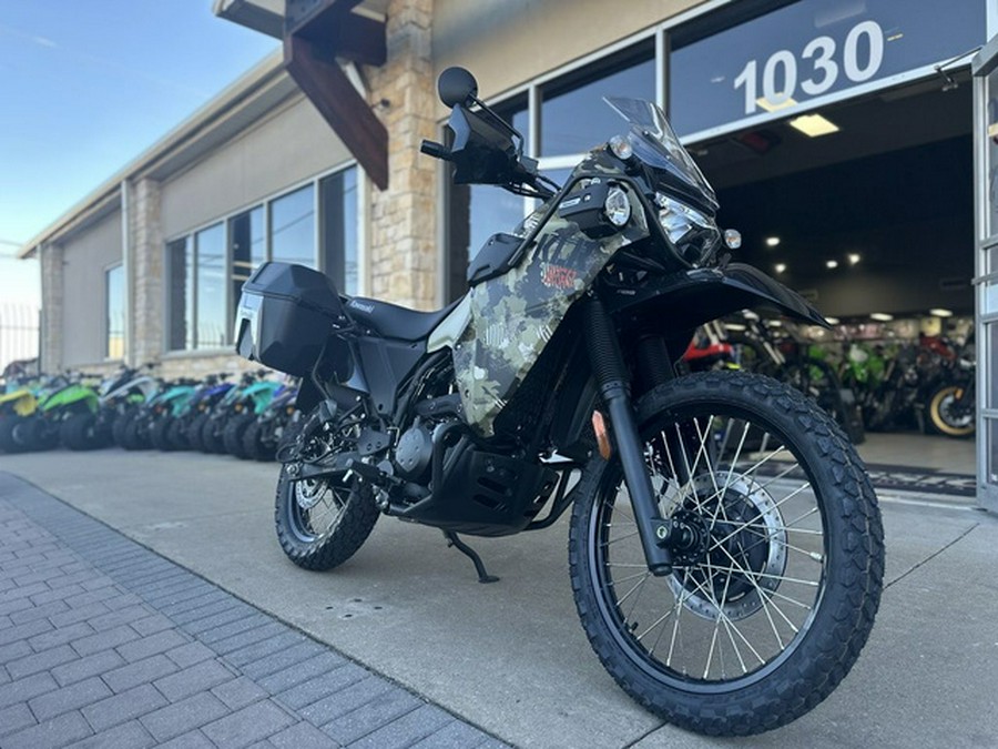 2025 Kawasaki Klr650 Adventure ABS Cypher Camo Beige