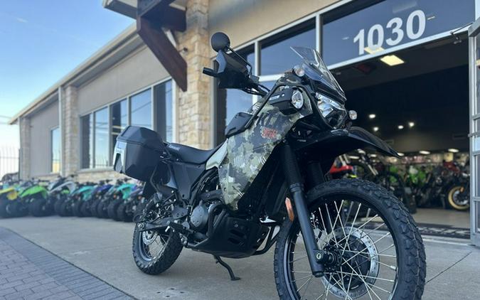 2025 Kawasaki Klr650 Adventure ABS Cypher Camo Beige