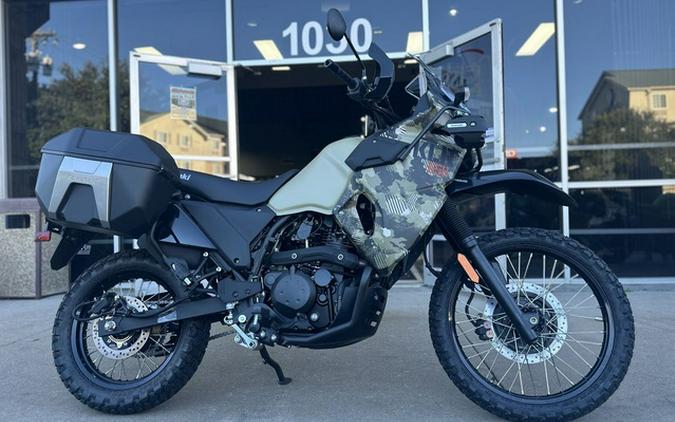 2025 Kawasaki Klr650 Adventure ABS Cypher Camo Beige