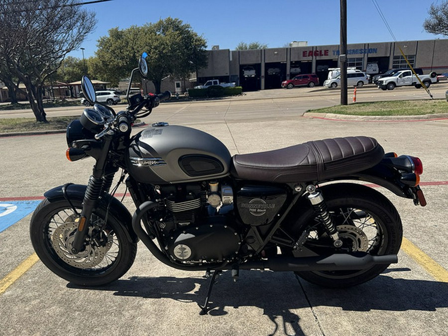 2026 Triumph Bonneville T120 Black Matt Silver Ice