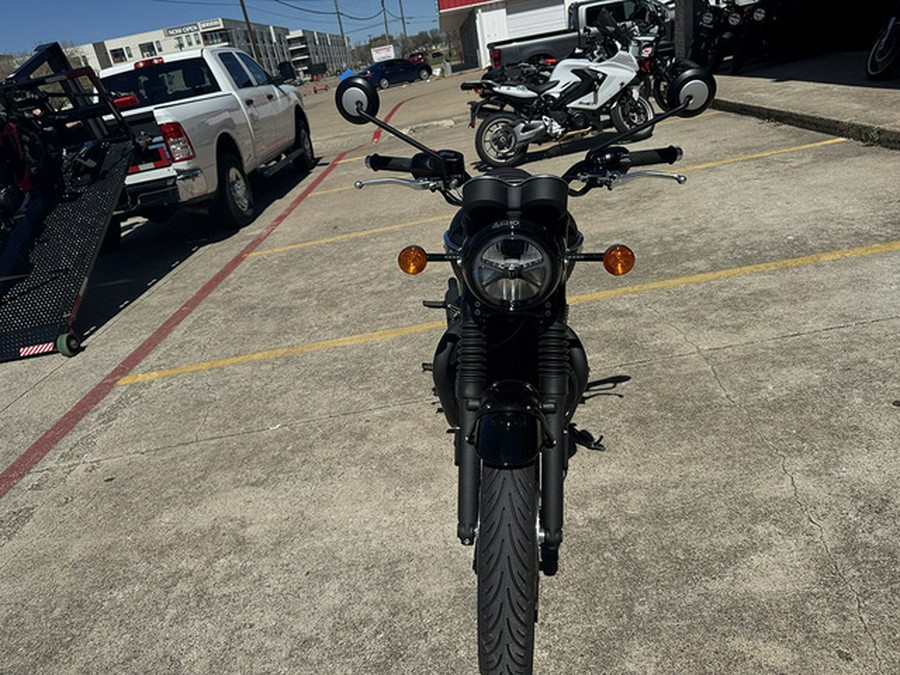 2026 Triumph Bonneville T120 Black Matt Silver Ice
