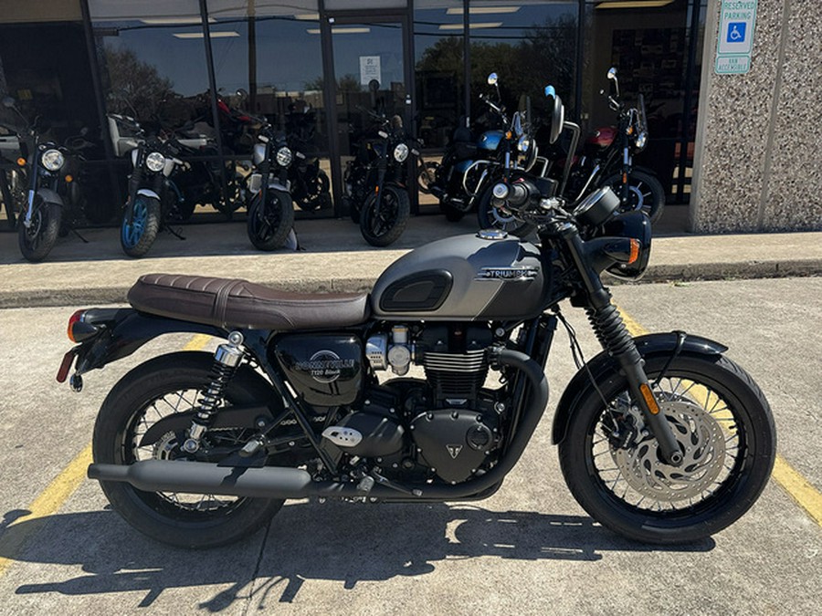 2026 Triumph Bonneville T120 Black Matt Silver Ice