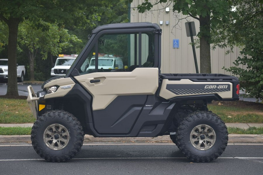 2024 Can-Am® Defender Limited HD10 Desert Tan & Timeless Black