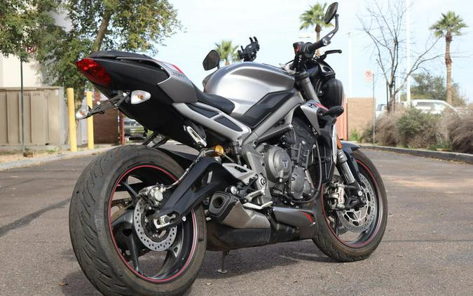 2020 Triumph Street Triple RS Silver Ice