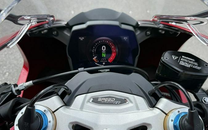 2022 Triumph Speed Triple 1200 RR Red Hopper Storm Grey