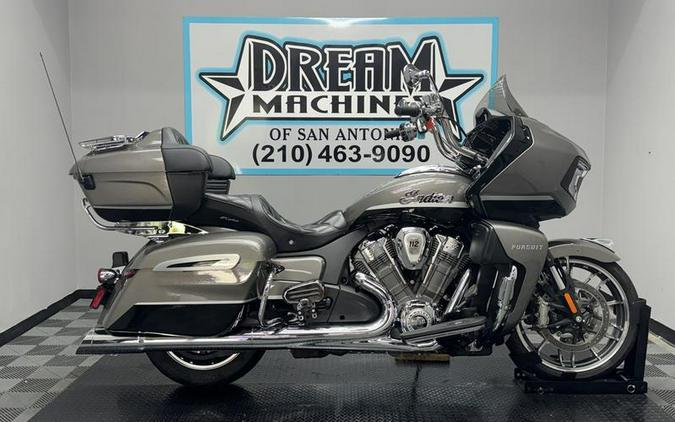 2025 Indian Motorcycle® Pursuit® Limited 112 w/PowerBand Audio Heavy Metal with Black Metallic