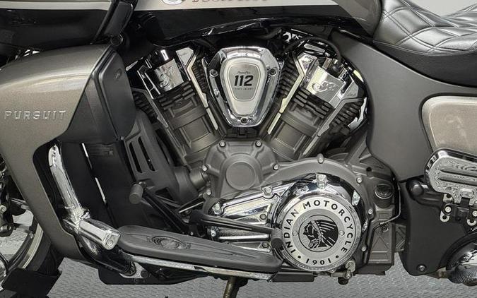 2025 Indian Motorcycle® Pursuit® Limited 112 w/PowerBand Audio Heavy Metal with Black Metallic