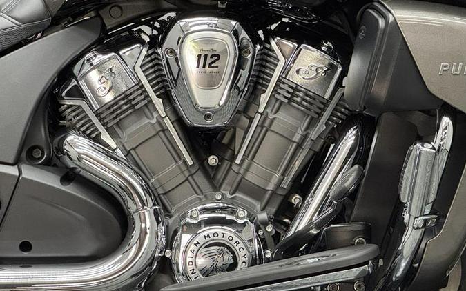 2025 Indian Motorcycle® Pursuit® Limited 112 w/PowerBand Audio Heavy Metal with Black Metallic