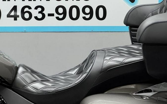 2025 Indian Motorcycle® Pursuit® Limited 112 w/PowerBand Audio Heavy Metal with Black Metallic